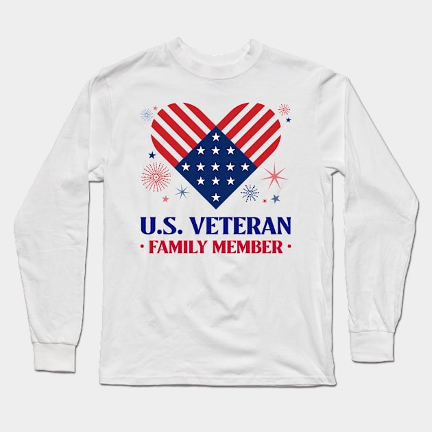 US veteran family member Long Sleeve T-Shirt by Mota